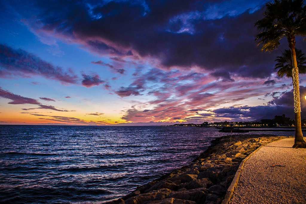 Marbella Sunsets from Puerto Banús