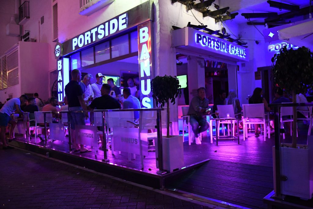 Portside bar, Puerto Banus, Marbella